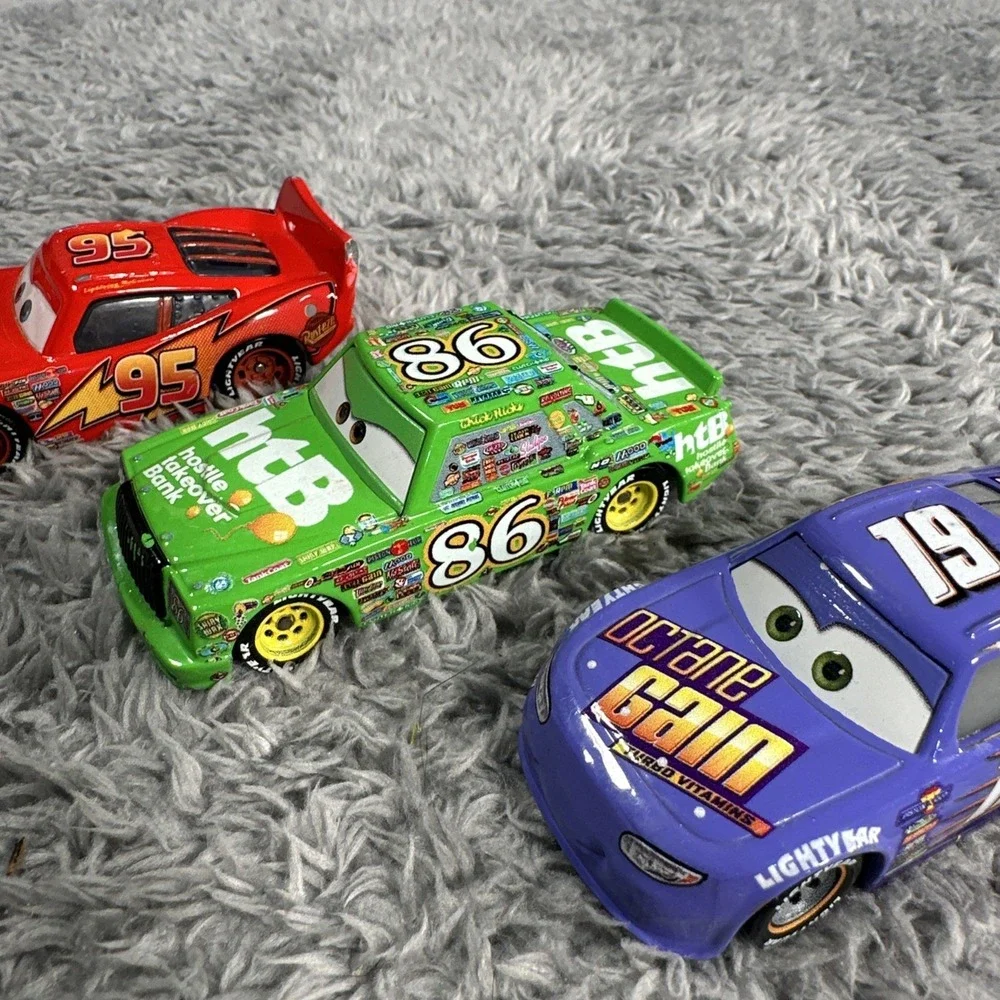 Lot Of Disney Pixar Cars 3 Bobby Swift #19 Octane Gain Mattel 1:55 Diecast Loose